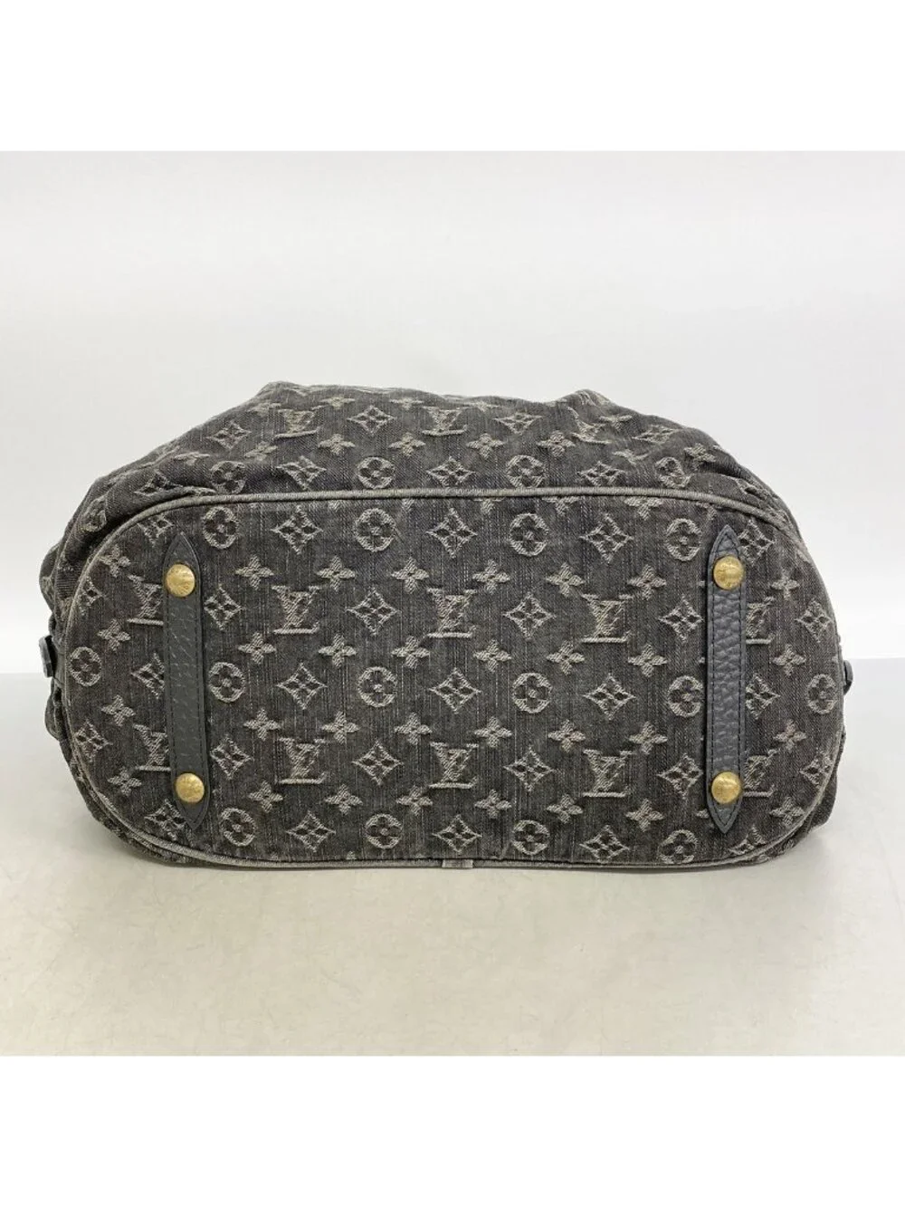Louis Vuitton Tote Monogram Denim L Black